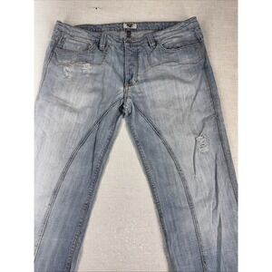 VTG Antik Jeans Mens‎ 38 USA Made Western Embroidered Distressed Bootcut Y2K